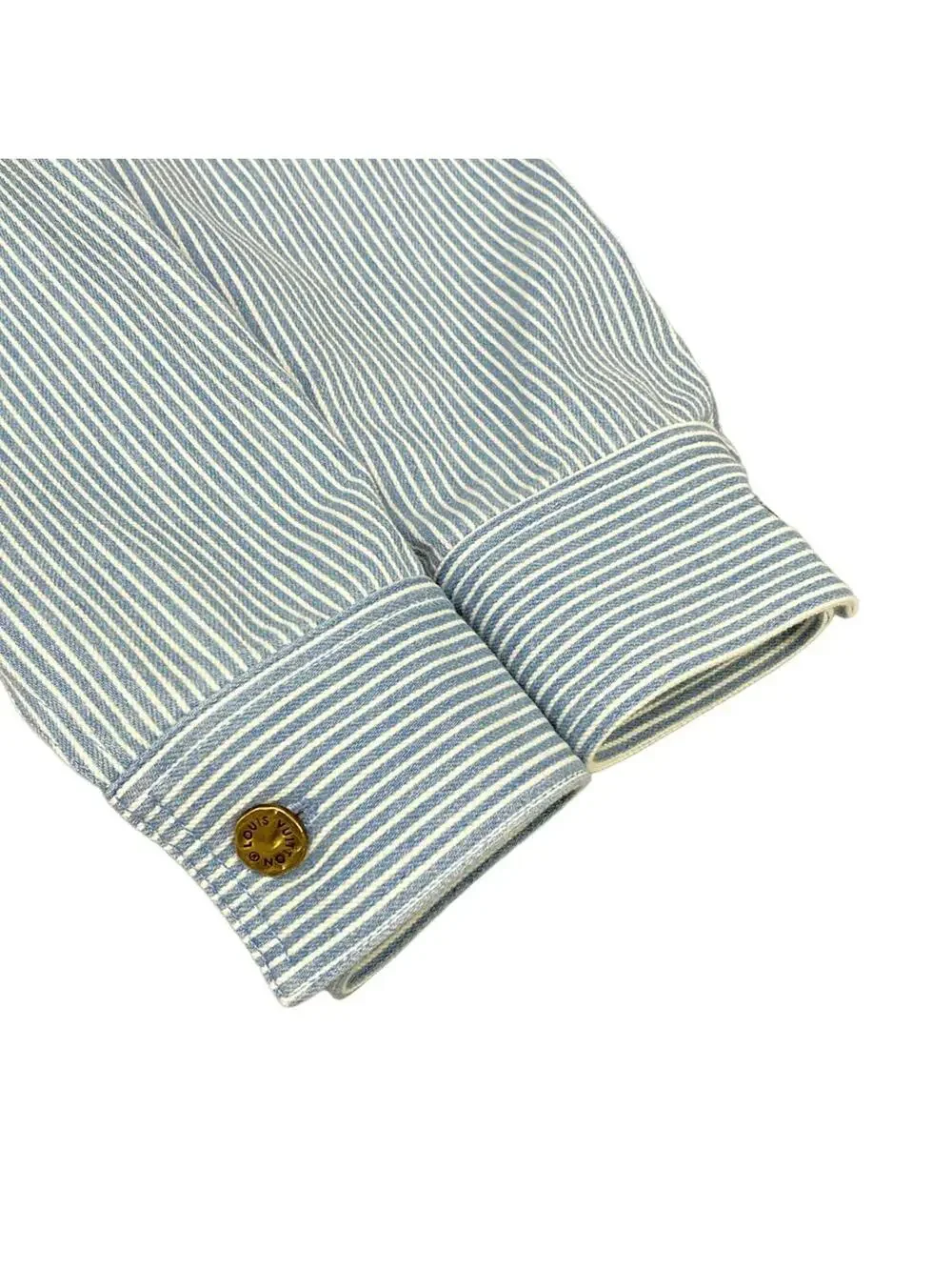 Louis Vuitton Striped Work Denim Jacket #300489L12B